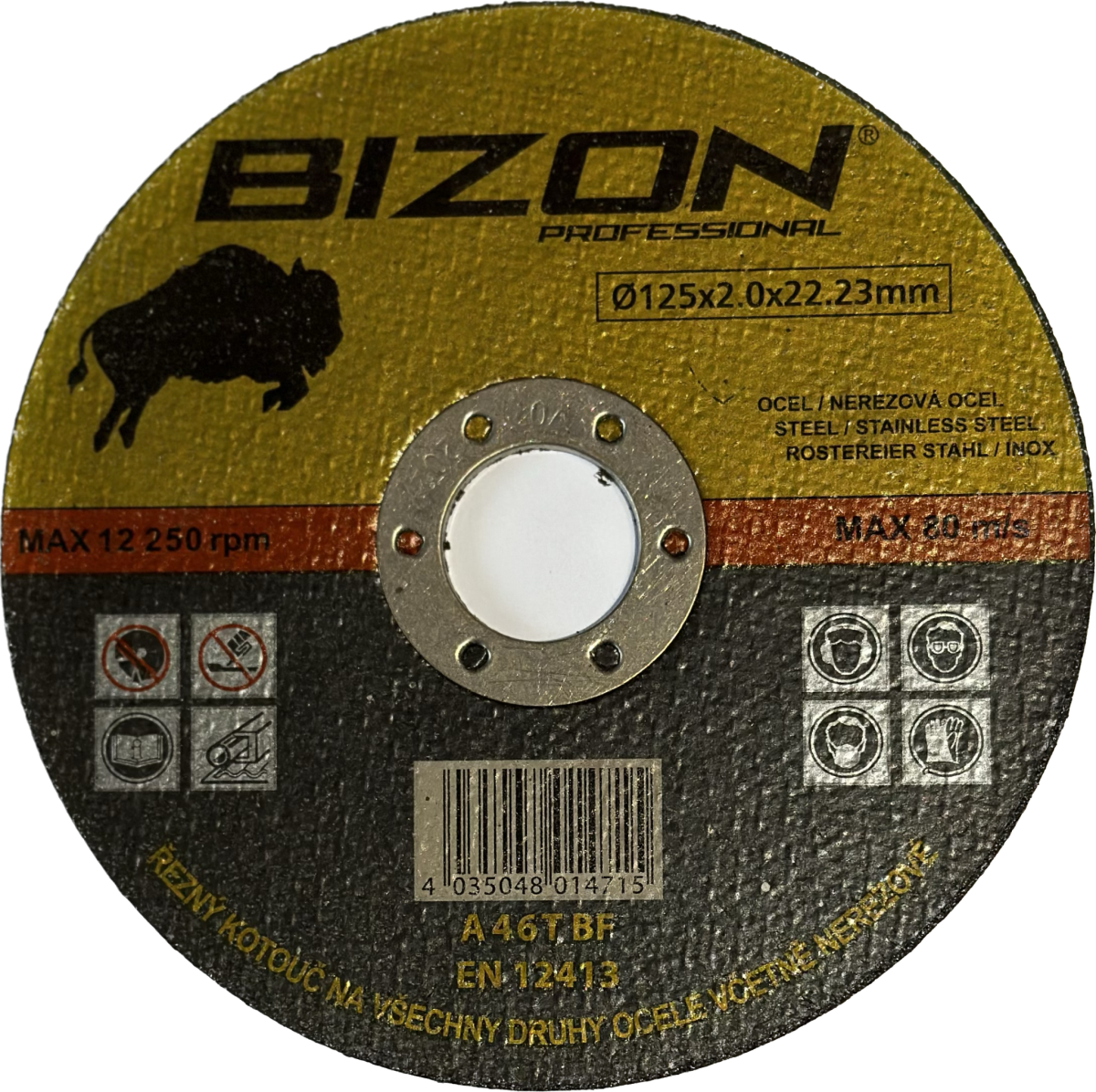 Řezný kotouč - 125 x 2,0 x 22,2 A60T-BF