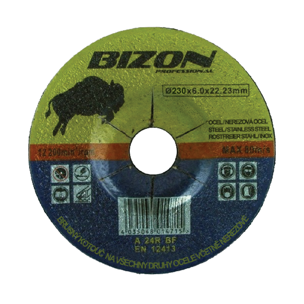 Brusný kotouč na kov -  Ø 230 mm, tloušťka 6 mm