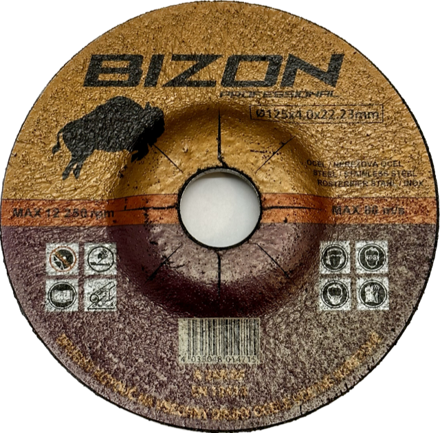 Brusný kotouč na kov - Ø 125 mm, tloušťka 4 mm